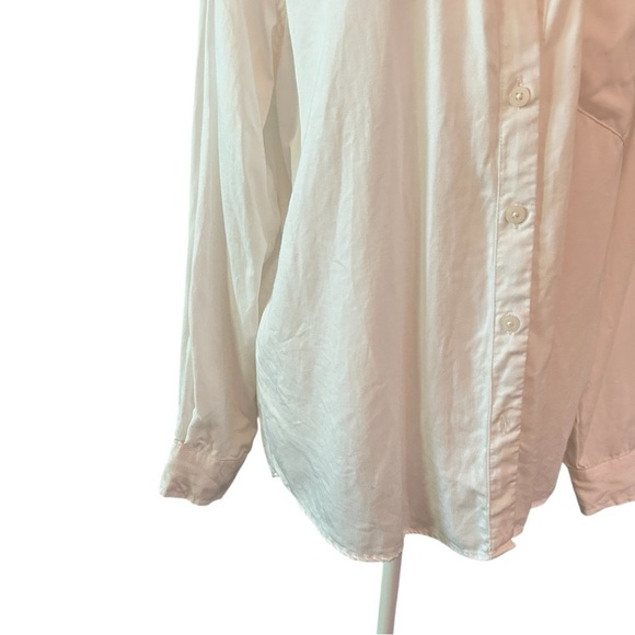Knox Rose Cream Casual Button Down Shirt Medium - Picture 3 of 4